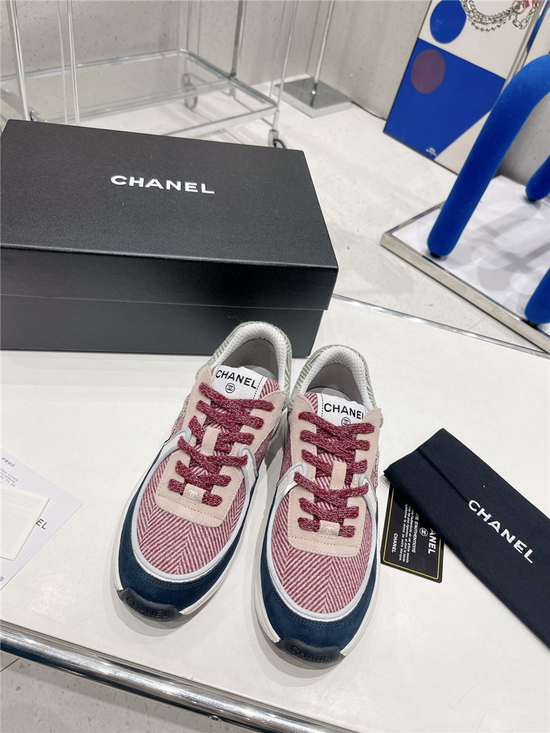 Best Replica chanel logo casual sneakers womens - Colareps