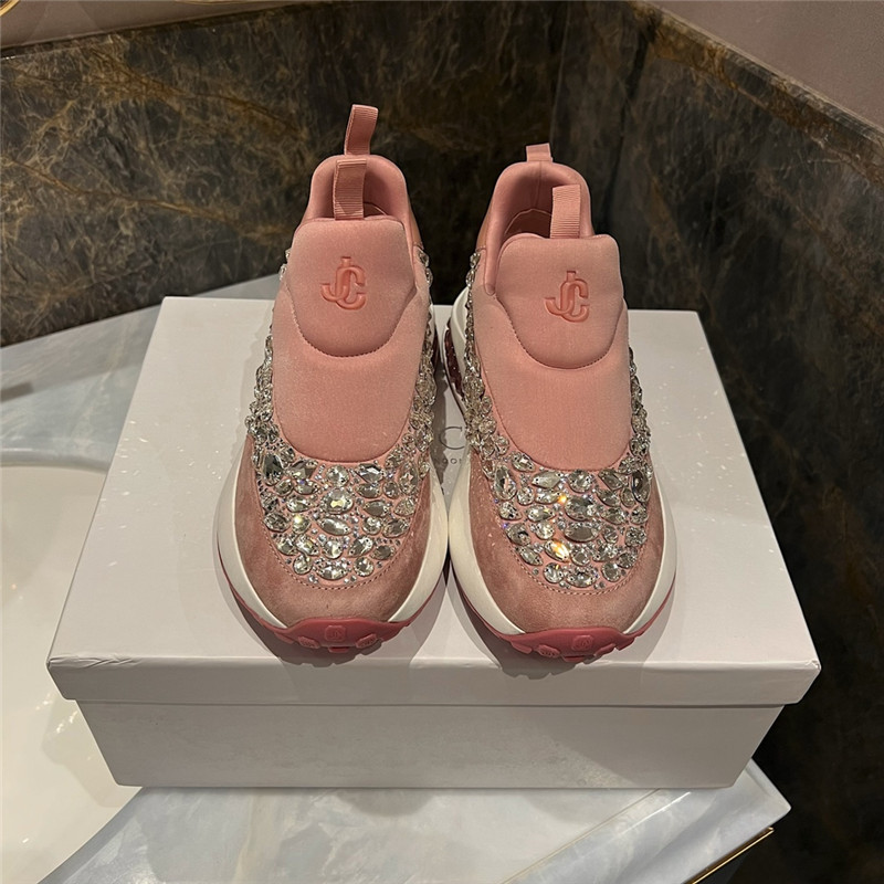 Best Replica jimmy choo crystal low-top sneakers - Colareps
