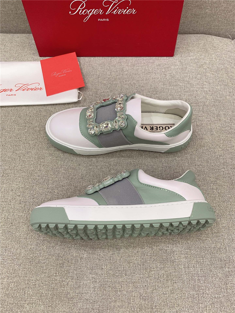 Best Replica Roger vivier new diamond buckle casual shoes - Colareps