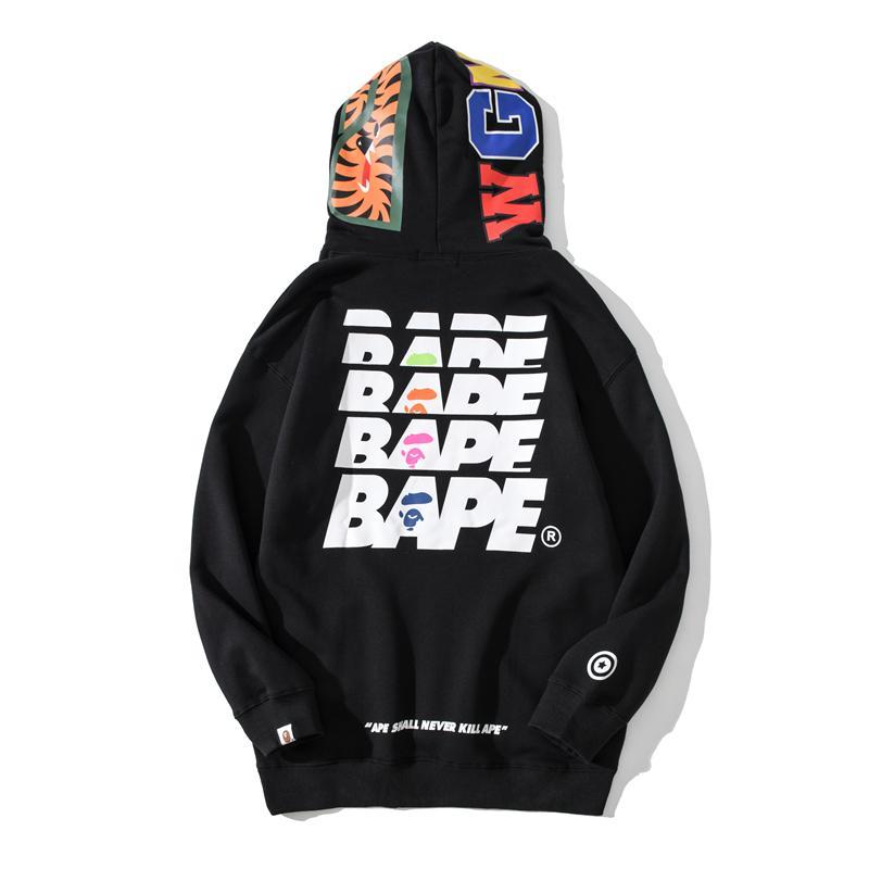 Best Replica Bape Ape Hoodie Black - Colareps
