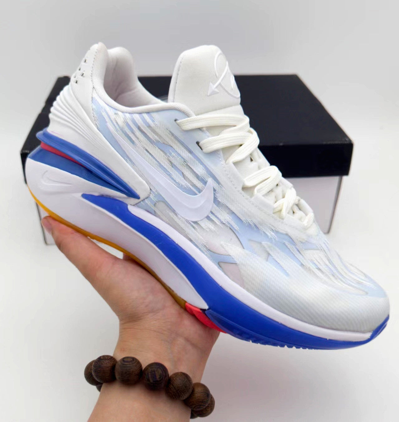 Best Replica NIKE ZOOM GT CUT 2 x SUMMIT WHITE BLUE - Colareps