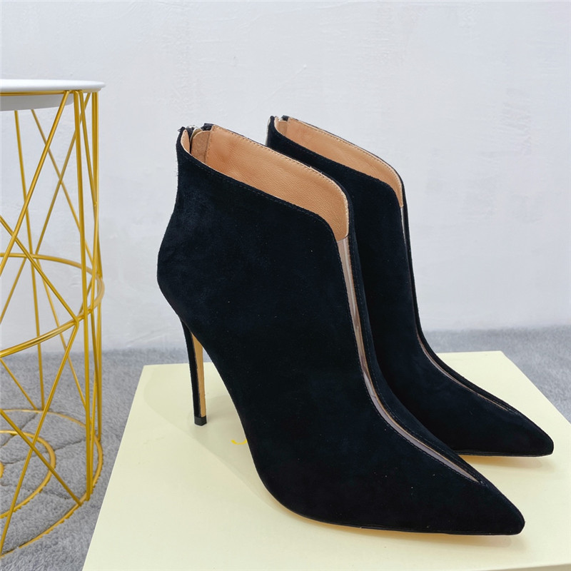 Best Replica Jimmy Choo Pearl Heels Dupe pointed toe heeled booties - Colareps