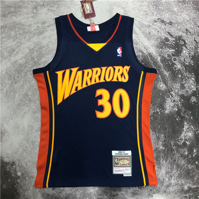 Best Replica STEPHEN CURRY GOLDEN STATE WARRIORS THROWBACK JERSEY (HEAT APPLIED) - Colareps