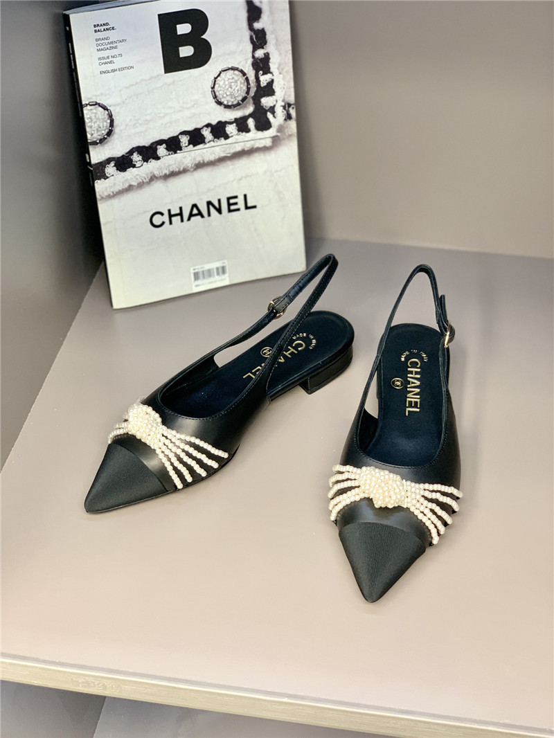 Best Replica Chanel counter latest pearl shoes - Colareps