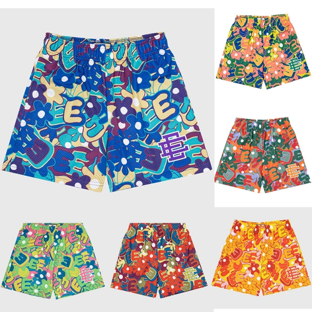 Best Replica Eric Emanuel Hawaii style logo shorts 6 colors - Colareps
