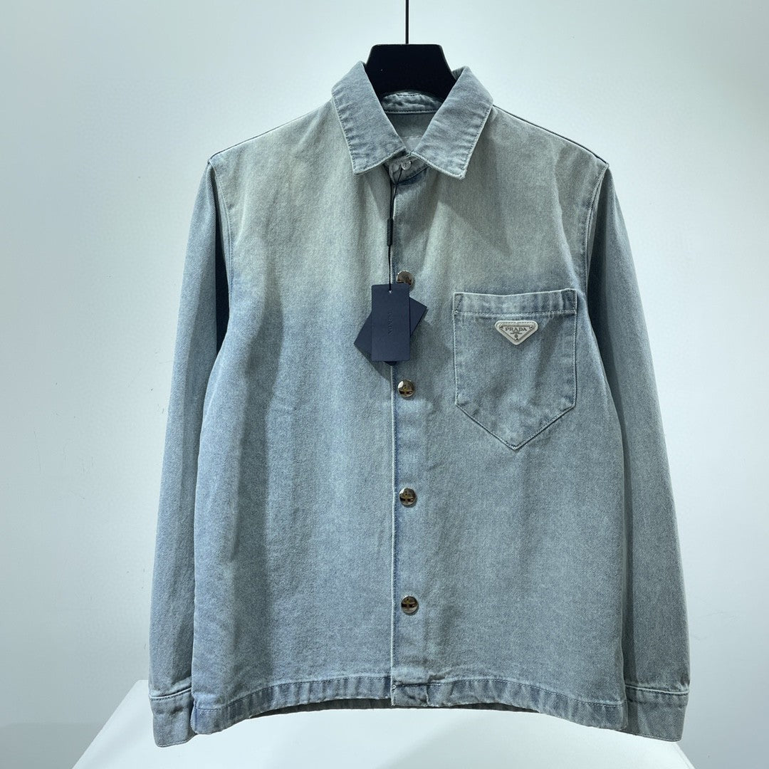 Best Replica Chrome Hearts Denim Shirt - Colareps