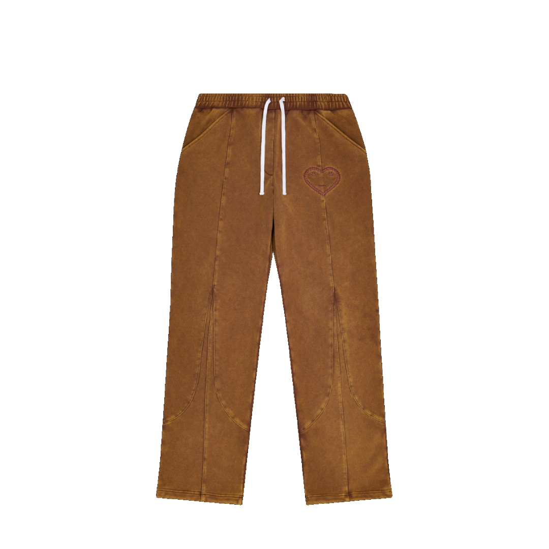 Best Replica CYBE TRACK PANTS WASHED BROWN/PINK WINE - Colareps