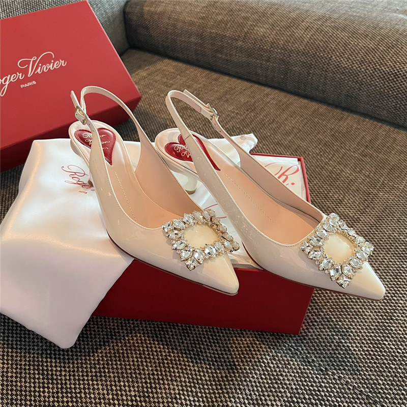 Best Replica Roger vivier new side drill buckle high heels - Colareps