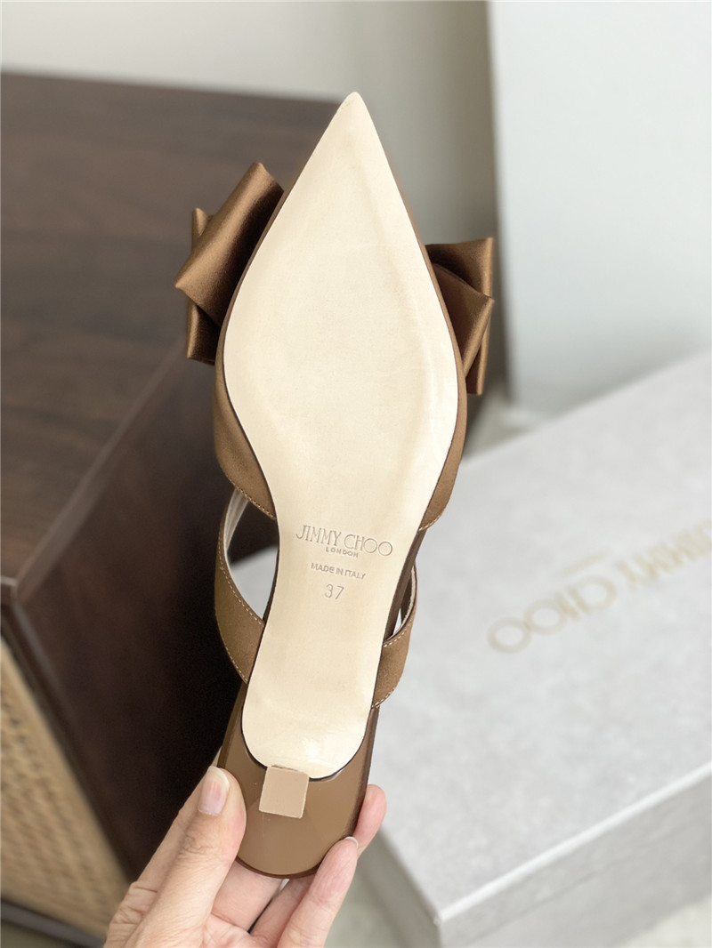 Best Replica jimmy choo bow heels dupe bow-embellished sandals - Colareps