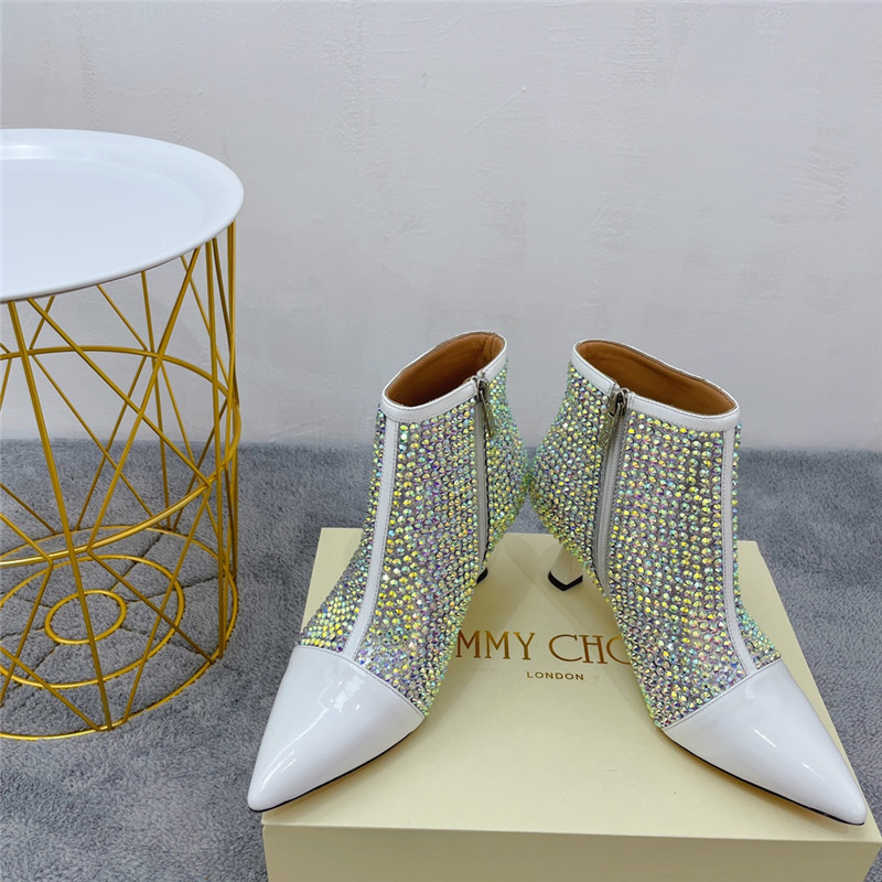 Best Replica jimmy choo pointed drill booties - Colareps