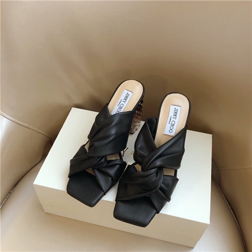 Best Replica jimmy choo block heels slippers - Colareps