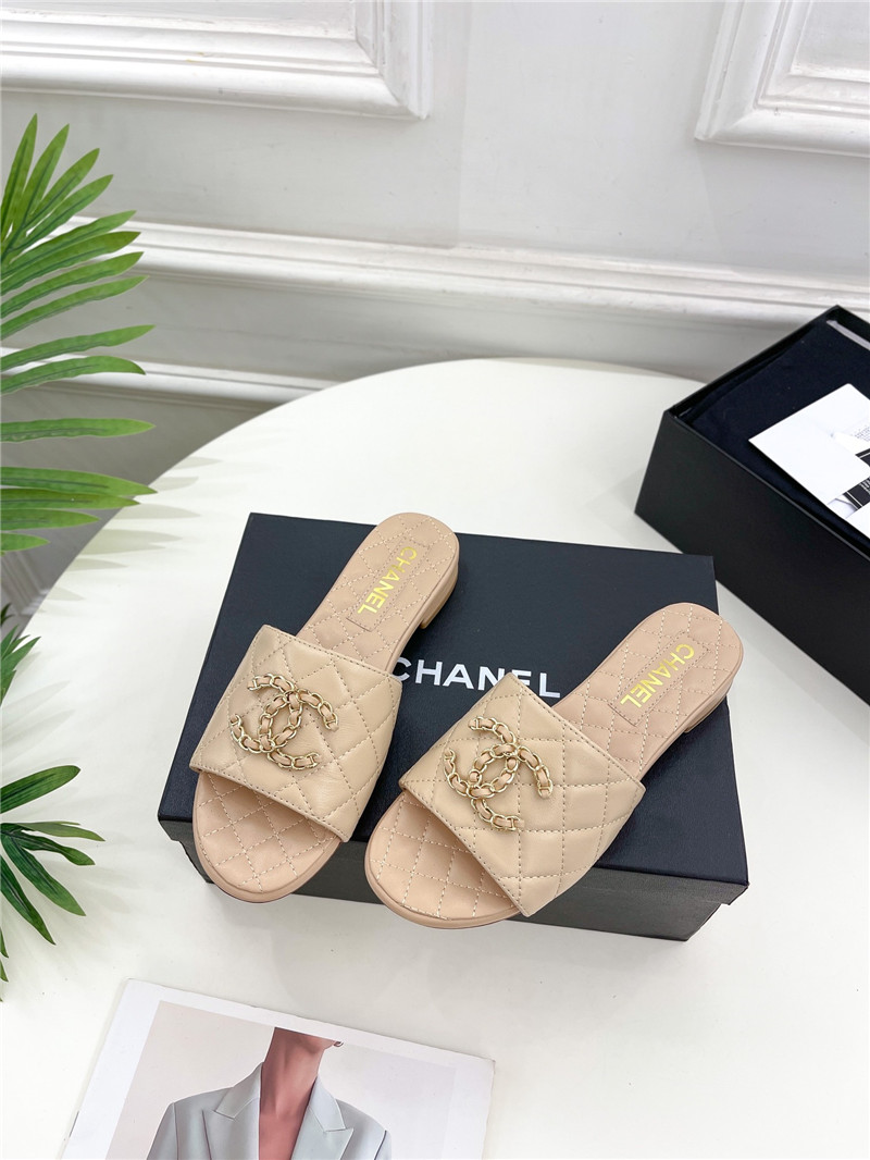 Best Replica Chanel counter classic double C buckle slippers - Colareps