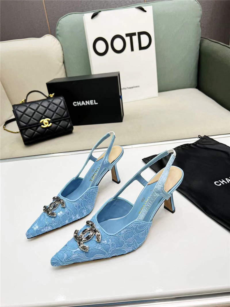 Best Replica Chanel Pearl Double C Pendant Diamond Shoes - Colareps
