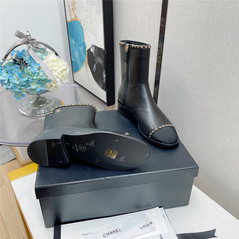 Best Replica chanel chain ankle boots - Colareps