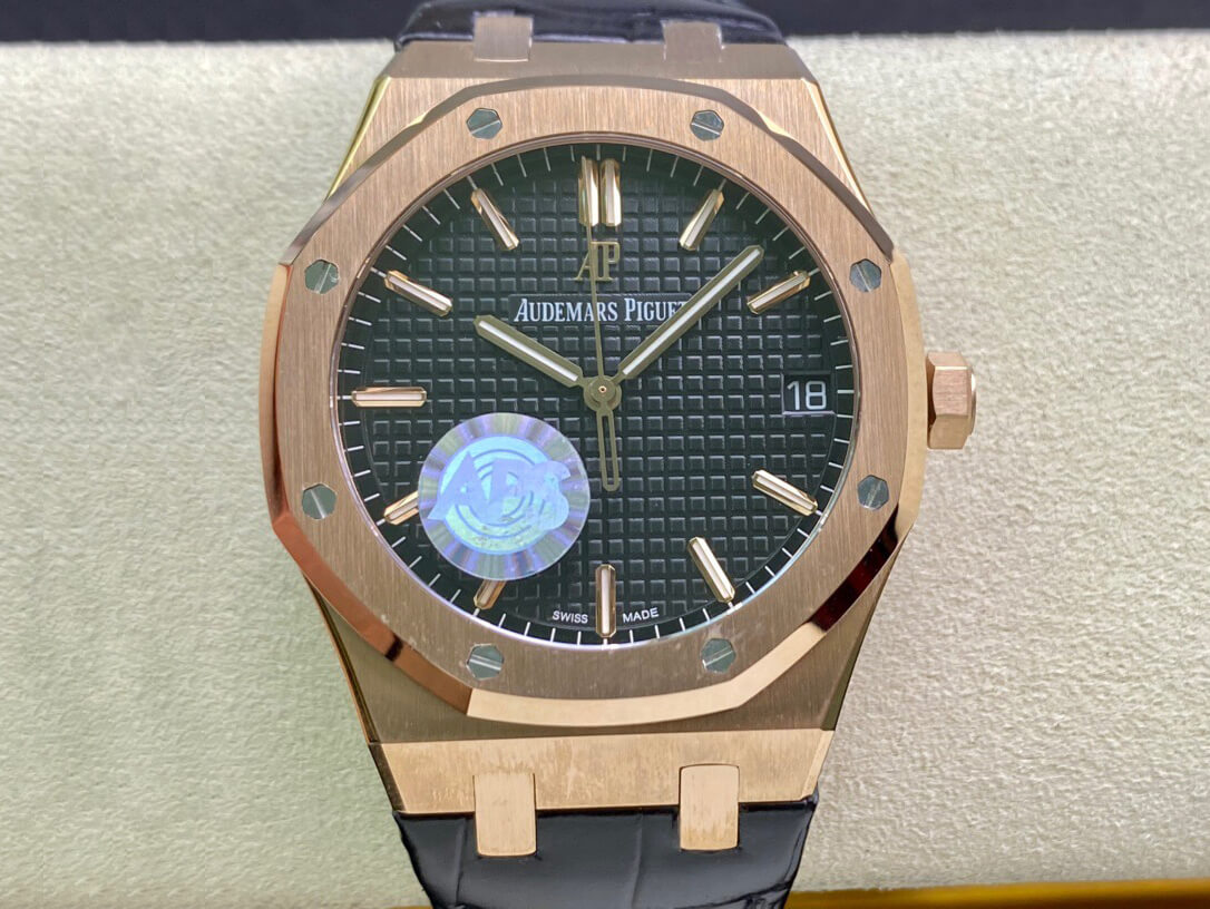 Best Replica Replica Audemars Piguet Royal Oak 15500OR.OO.D002CR.01 1:1 Best Edition APS Factory Black Dial - Colareps