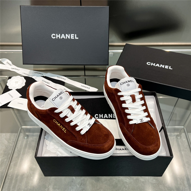 Best Replica Chanel new full leather panda color casual sneakers - Colareps