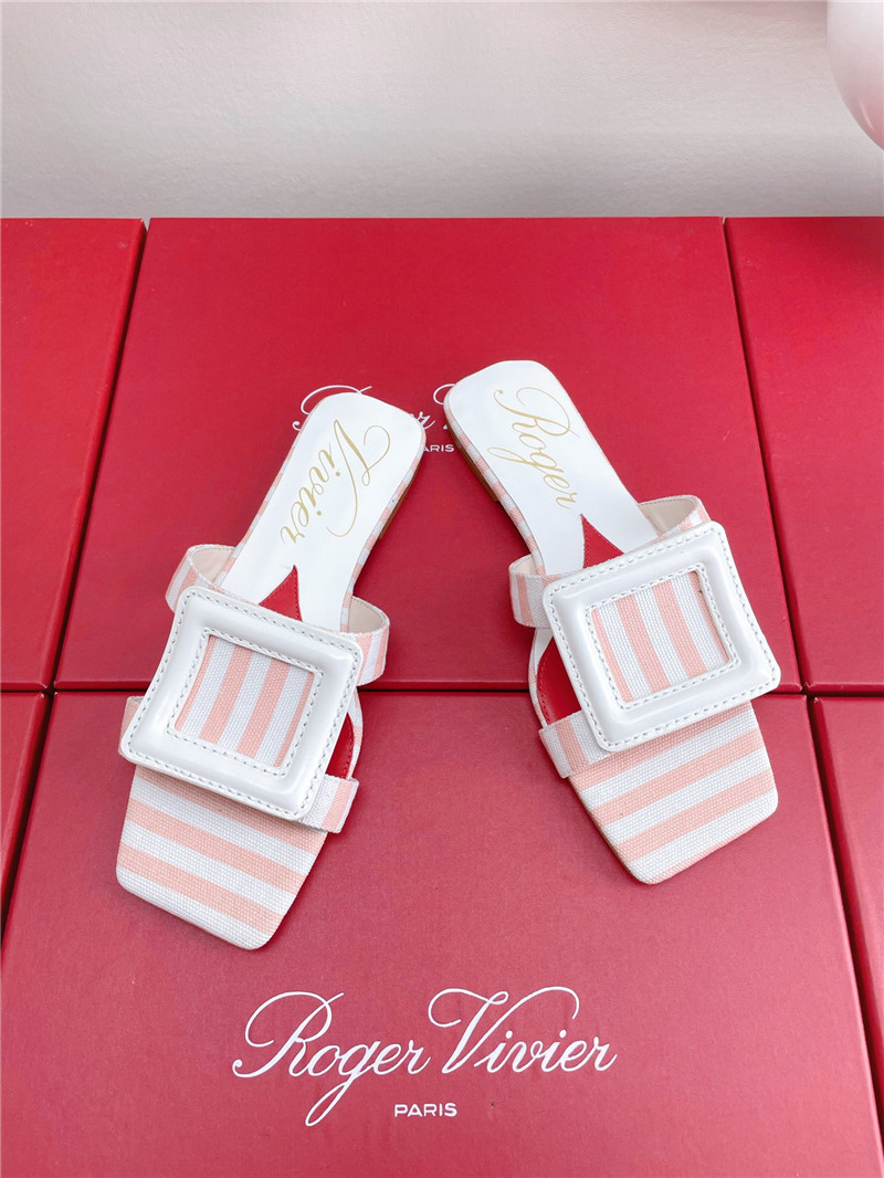 Best Replica Roger vivier embroidered buckle mules - Colareps