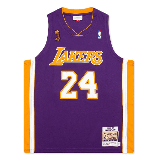 Best Replica KOBE BRYANT #24 LOS ANGELES LAKERS PURPLE THROWBACK JERSEY - Colareps