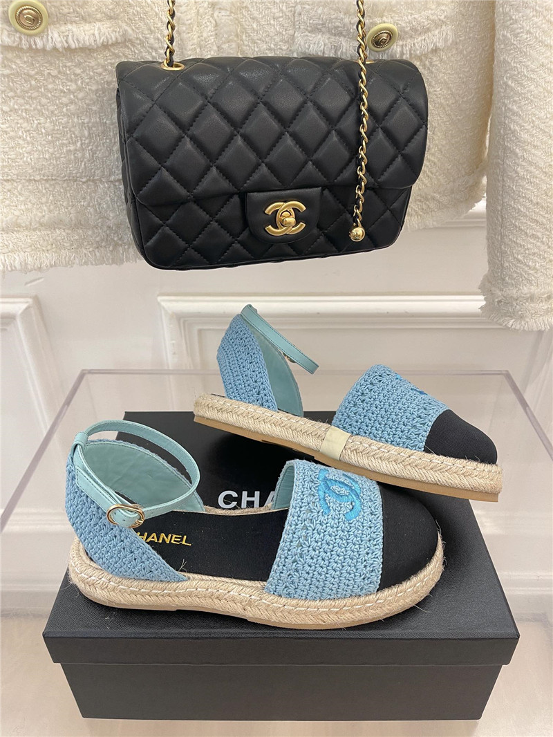 Best Replica chanel hand woven sandals - Colareps
