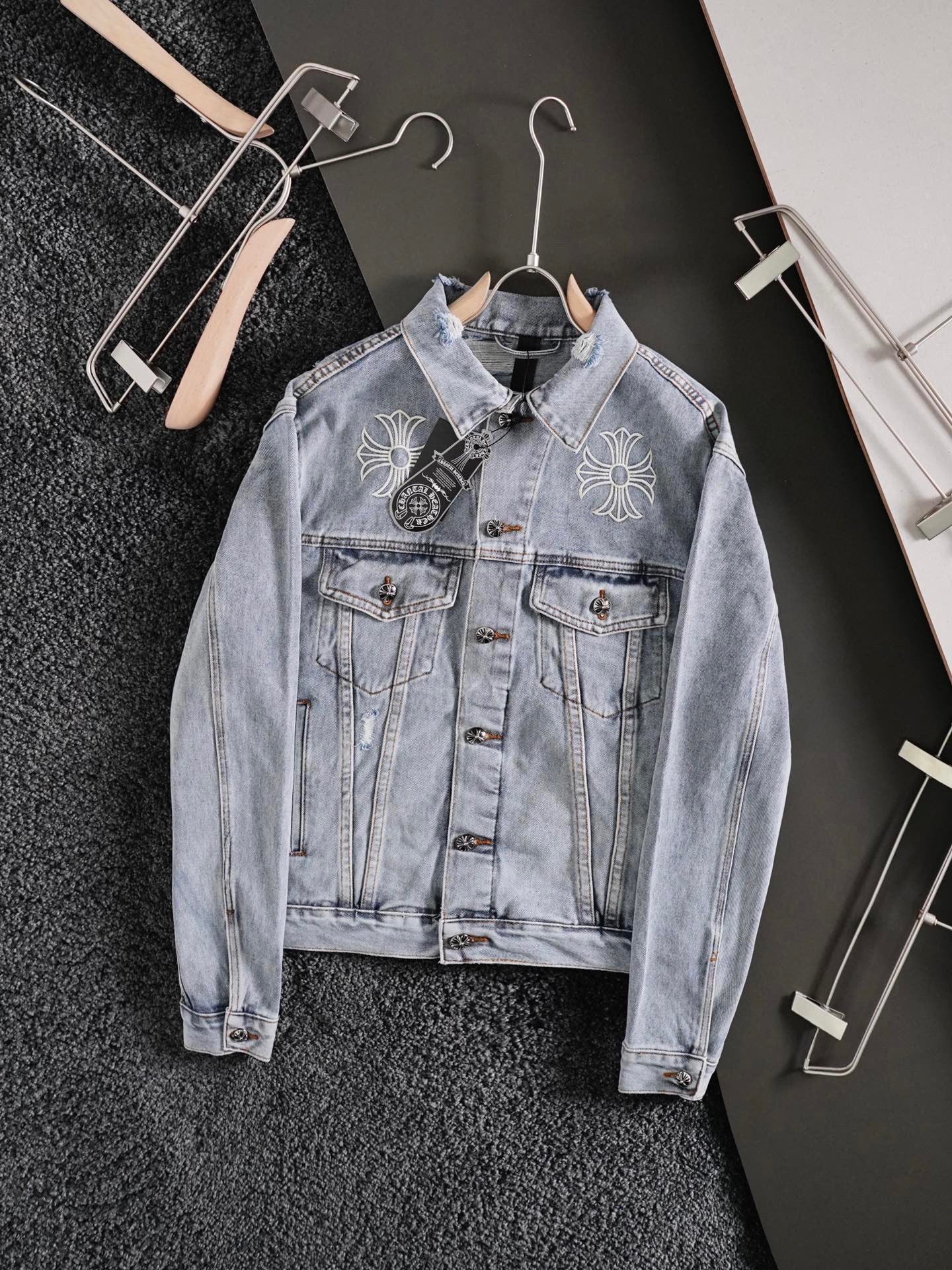 Best Replica Chrome Hearts Denim Jacket - Colareps