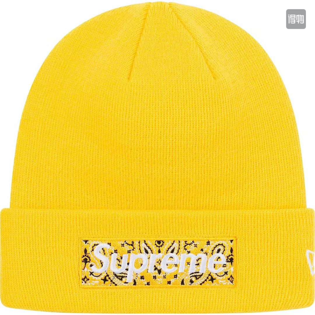 Best Replica SUPREME NEW ERA 19FW BANDANA BOX LOGO BEANIE - Colareps