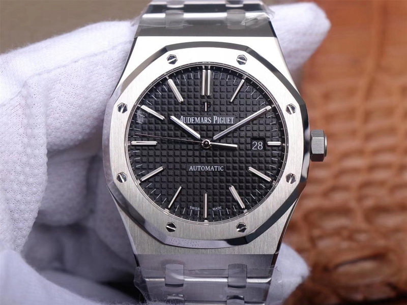 Best Replica Replica Audemars Piguet Royal Oak 15400ST.OO.1220ST.01 1:1 Best Edition ZF Factory Black Dial Swiss ETA3120 - Colareps