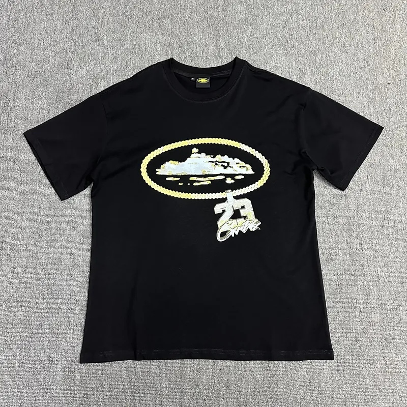Best Replica Alcatraz metal pull button print short sleeve tee 2 colors - Colareps