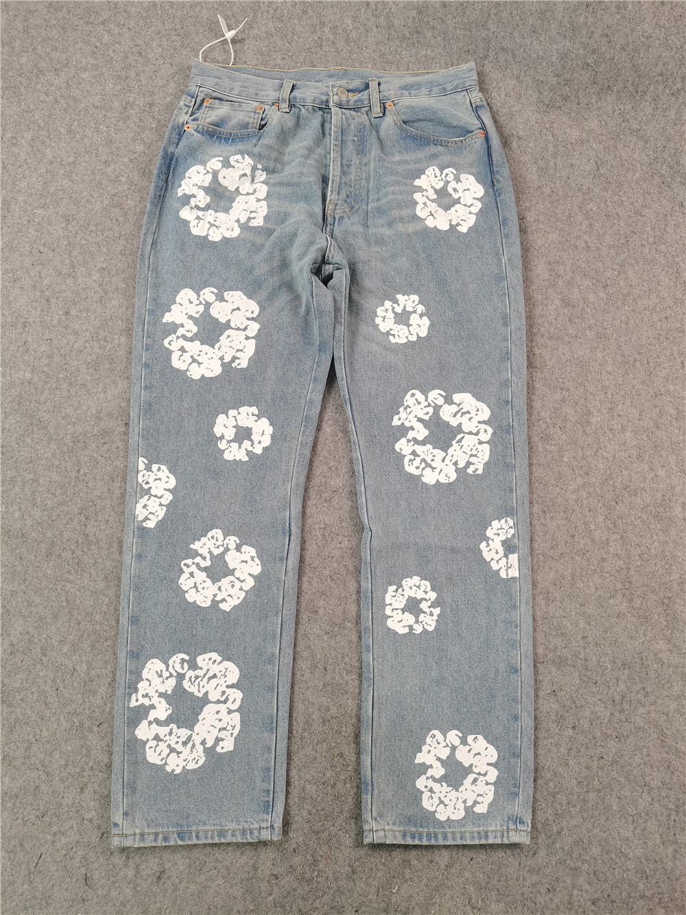 Best Replica Replica Denim Tears Kapok Light Blue Denim Jeans - Colareps