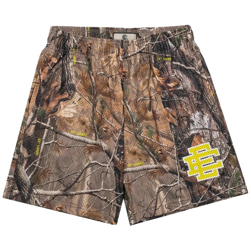 Best Replica Eric Emanuel dead branches logo mesh shorts - Colareps