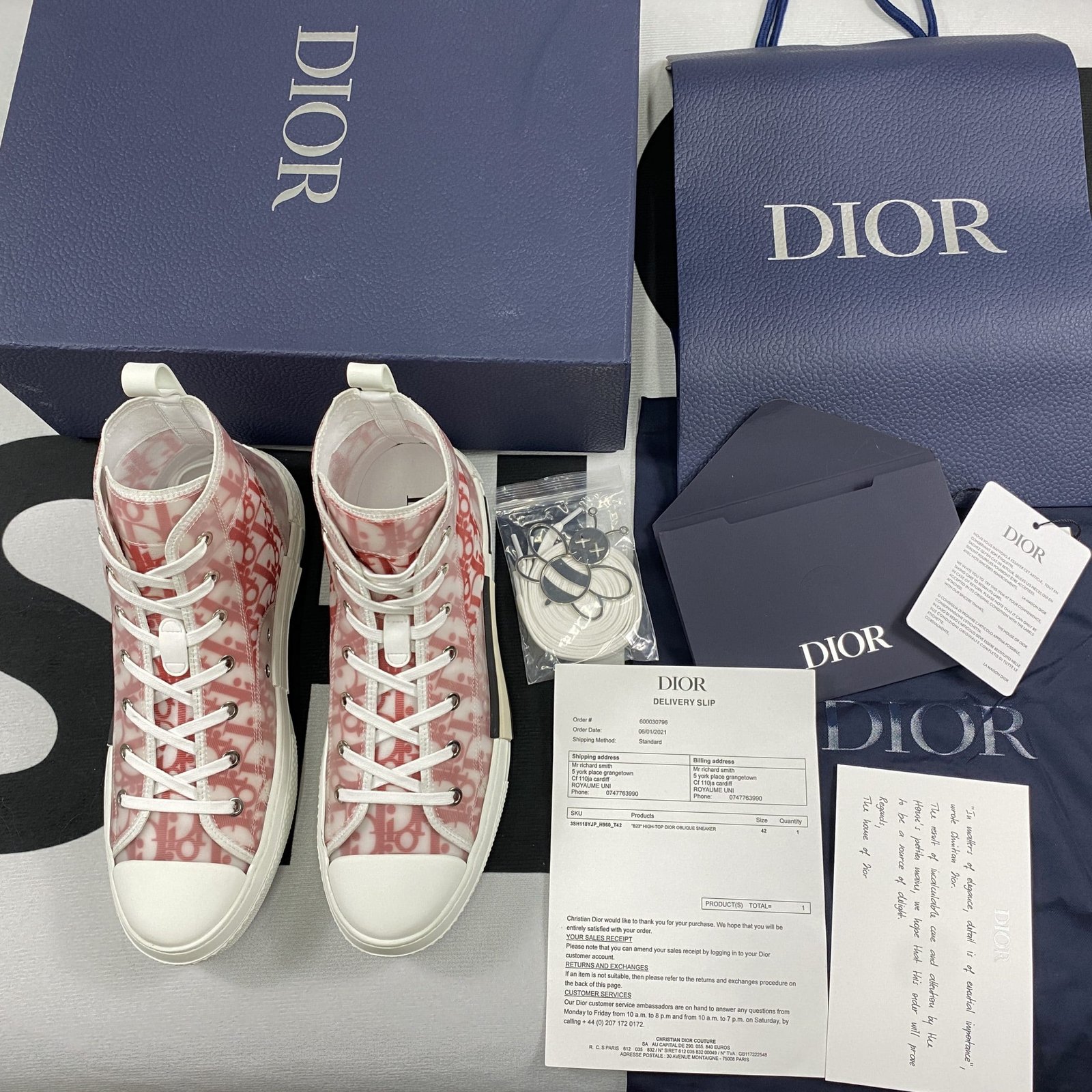 Best Replica Dior B23 High Top Sneaker 13 - Colareps