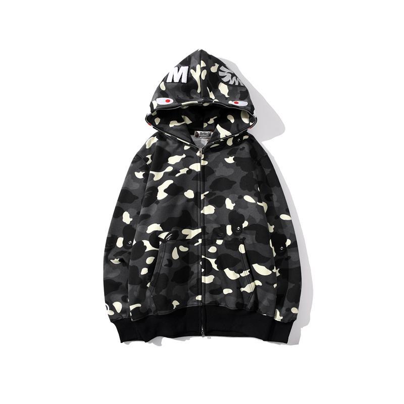 Best Replica BAPE City Camo Shark Full Zip Hoodie - Colareps