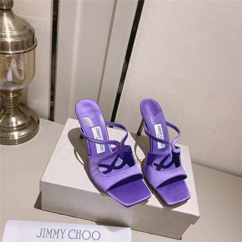 Best Replica Jimmy Choo Paris window custom high-heeled sandals - Colareps