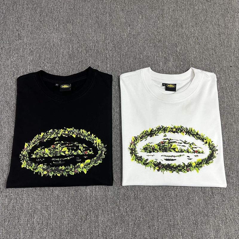 Best Replica Island Garland Summer Print Short Sleeve tee 2 colors - Colareps