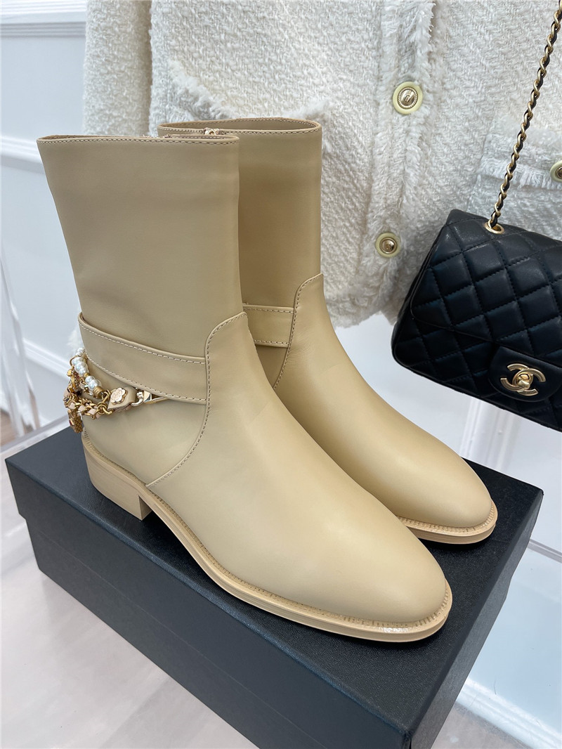 Best Replica chanel classic jewel chain ankle boots - Colareps