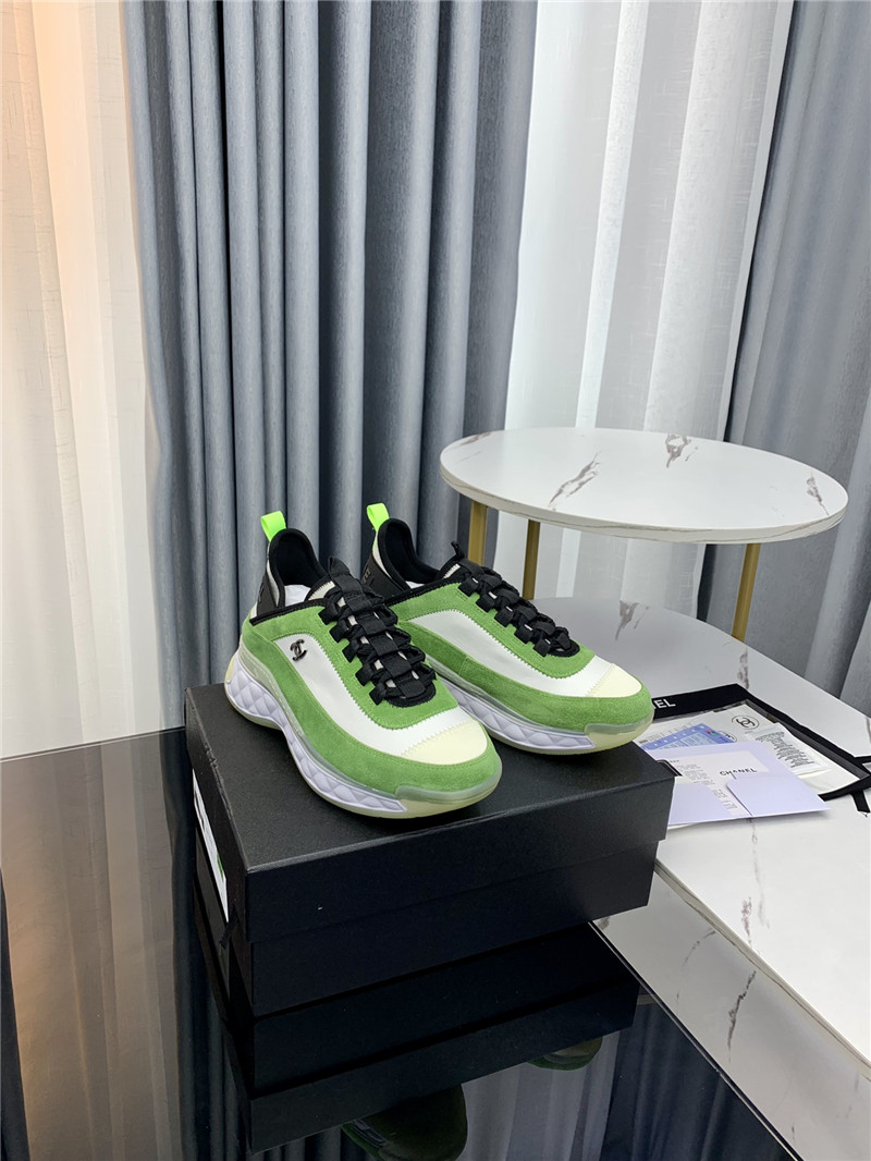 Best Replica Chanel new color matching casual sneakers - Colareps