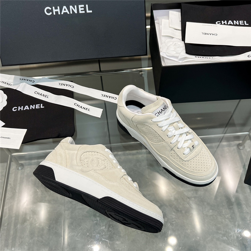 Best Replica Chanel new full leather panda color casual sneakers - Colareps
