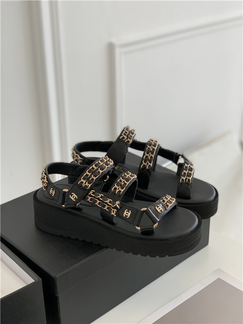 Best Replica chanel platform sandals womens - Colareps