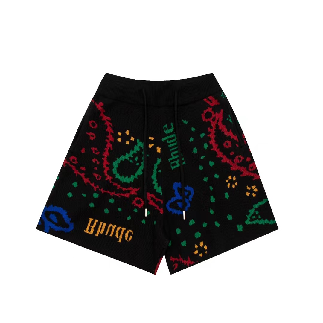 Best Replica 1:1 quality version Men's appliqué knit cashew flower shorts - Colareps