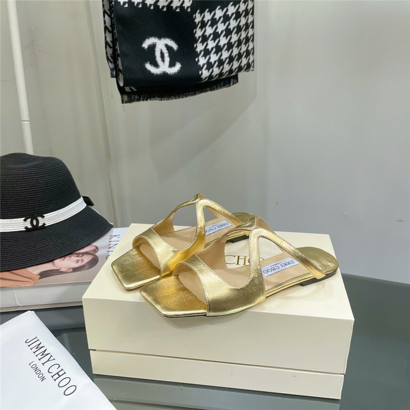 Best Replica jimmy choo pearl flat slippers - Colareps