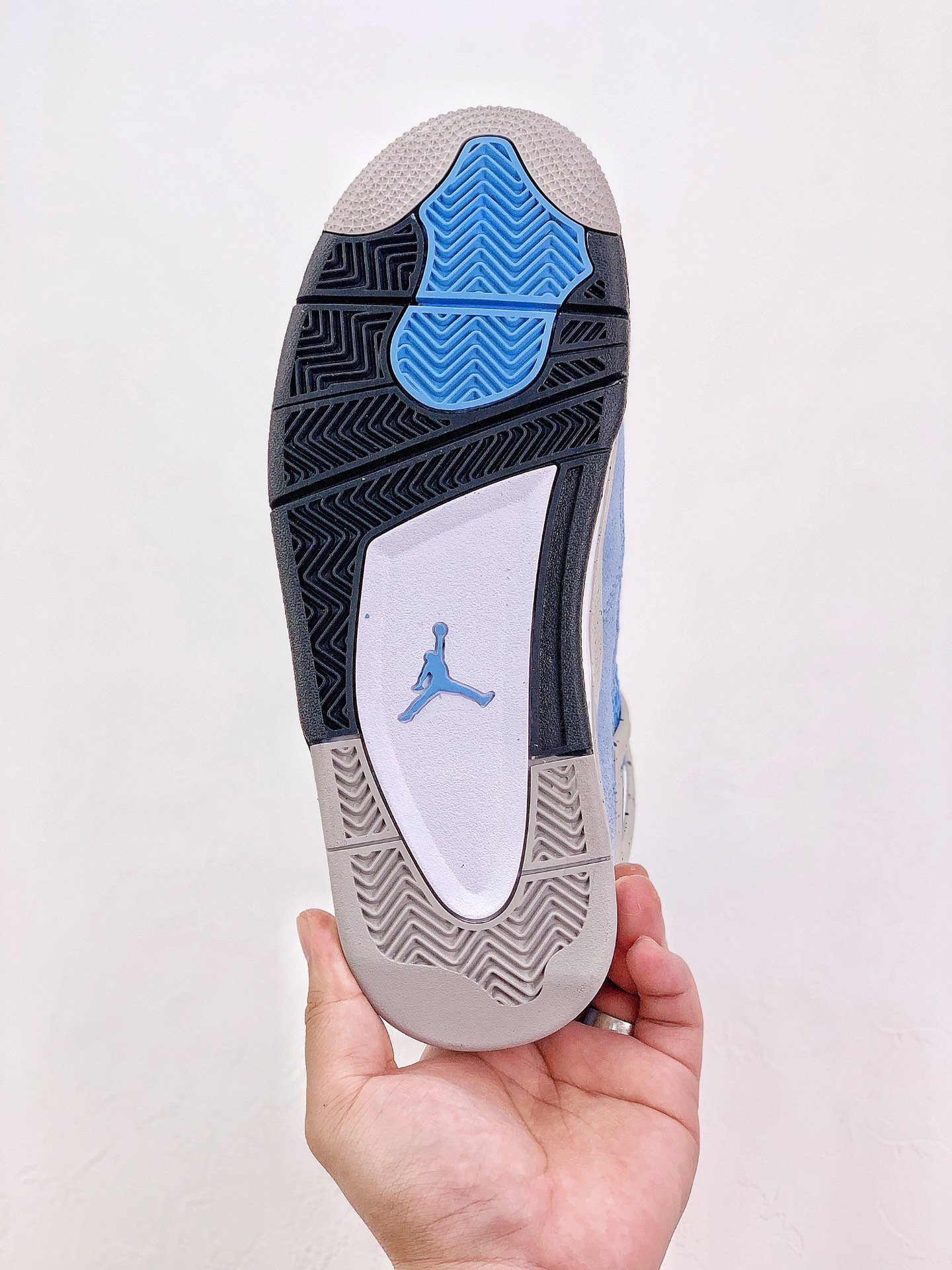 Best Replica Jordan 4 Retro University Blue Extended Size - Colareps