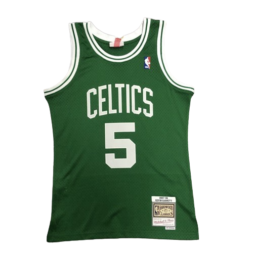 Best Replica KEVIN GARNETT BOSTON CELTICS THROWBACK JERSEY (HEAT APPLIED) - Colareps