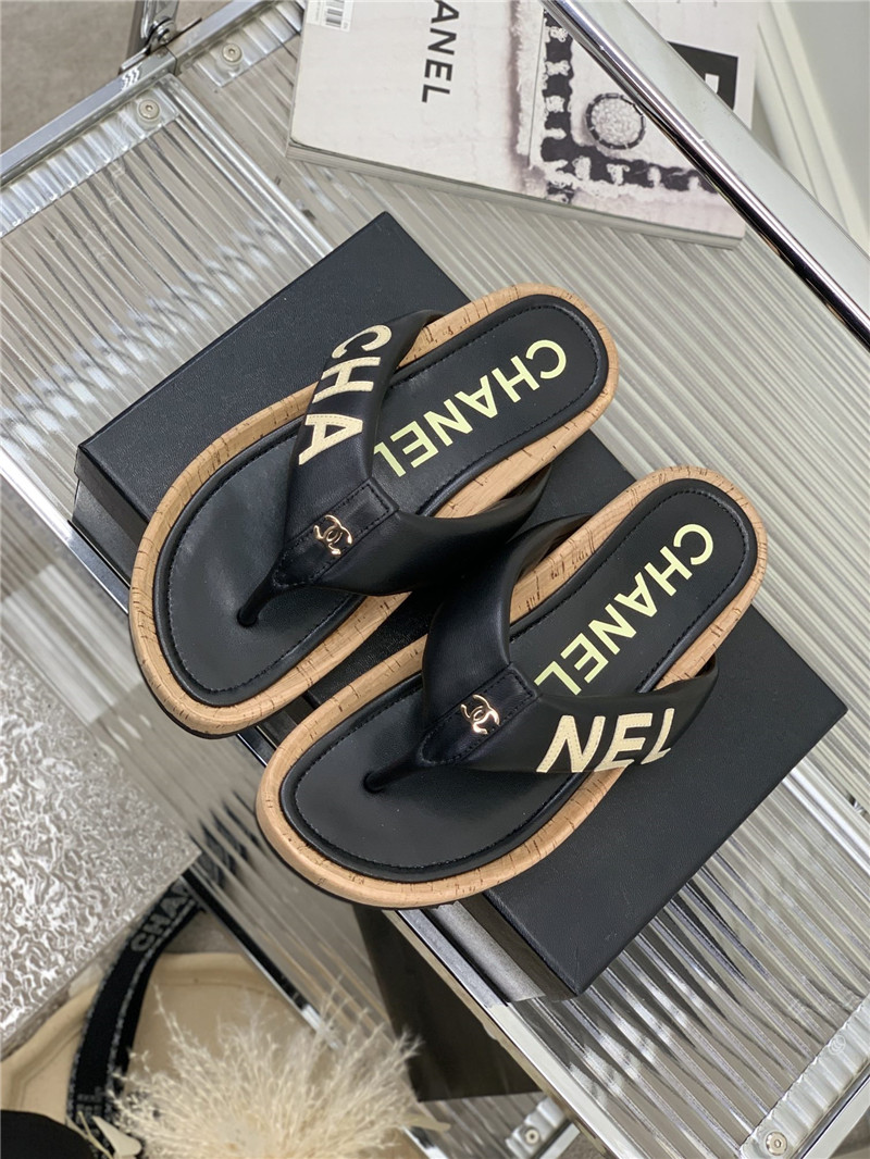 Best Replica chanel flip logo flops - Colareps