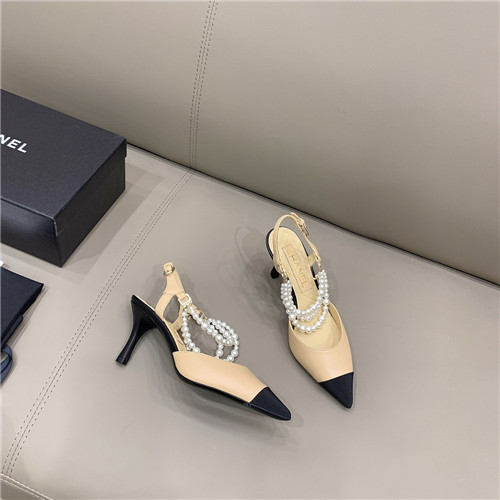 Best Replica chanel pearl high heel sandals - Colareps