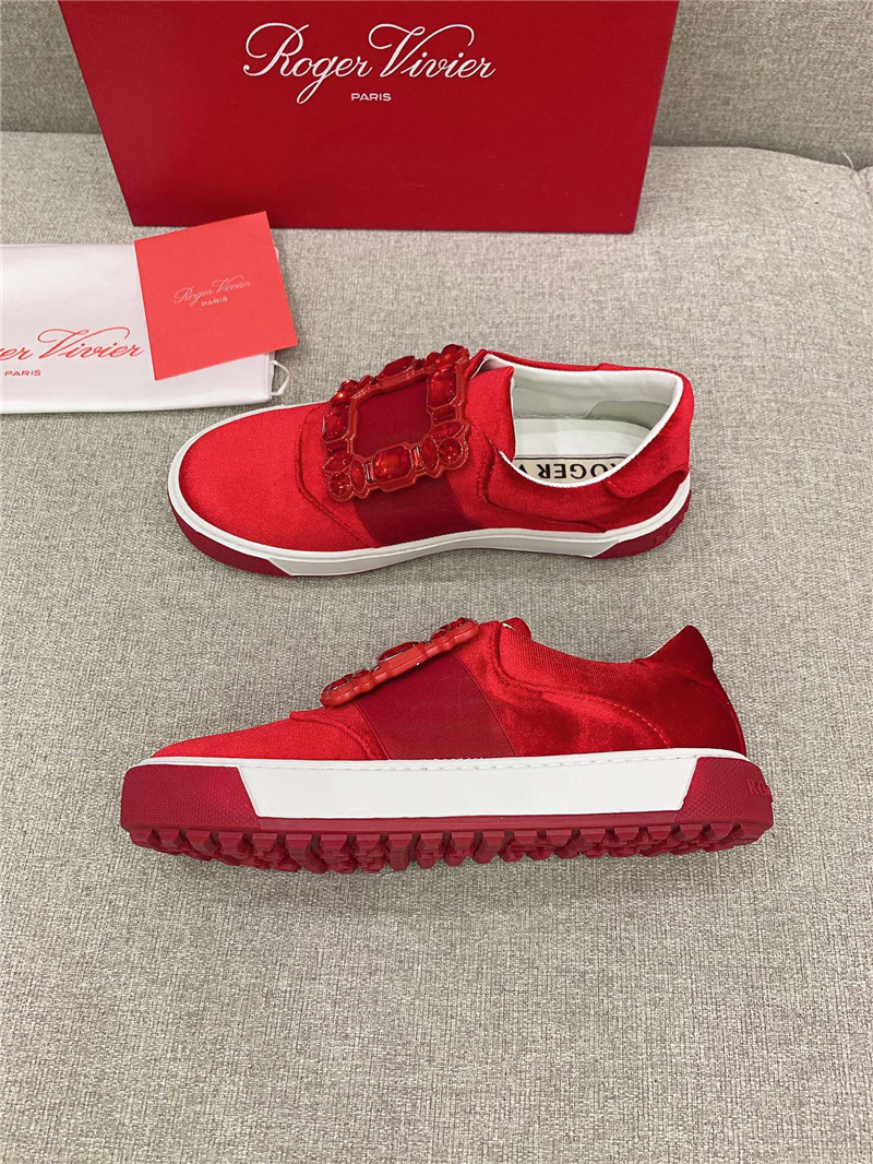 Best Replica Roger vivier new diamond buckle casual shoes - Colareps