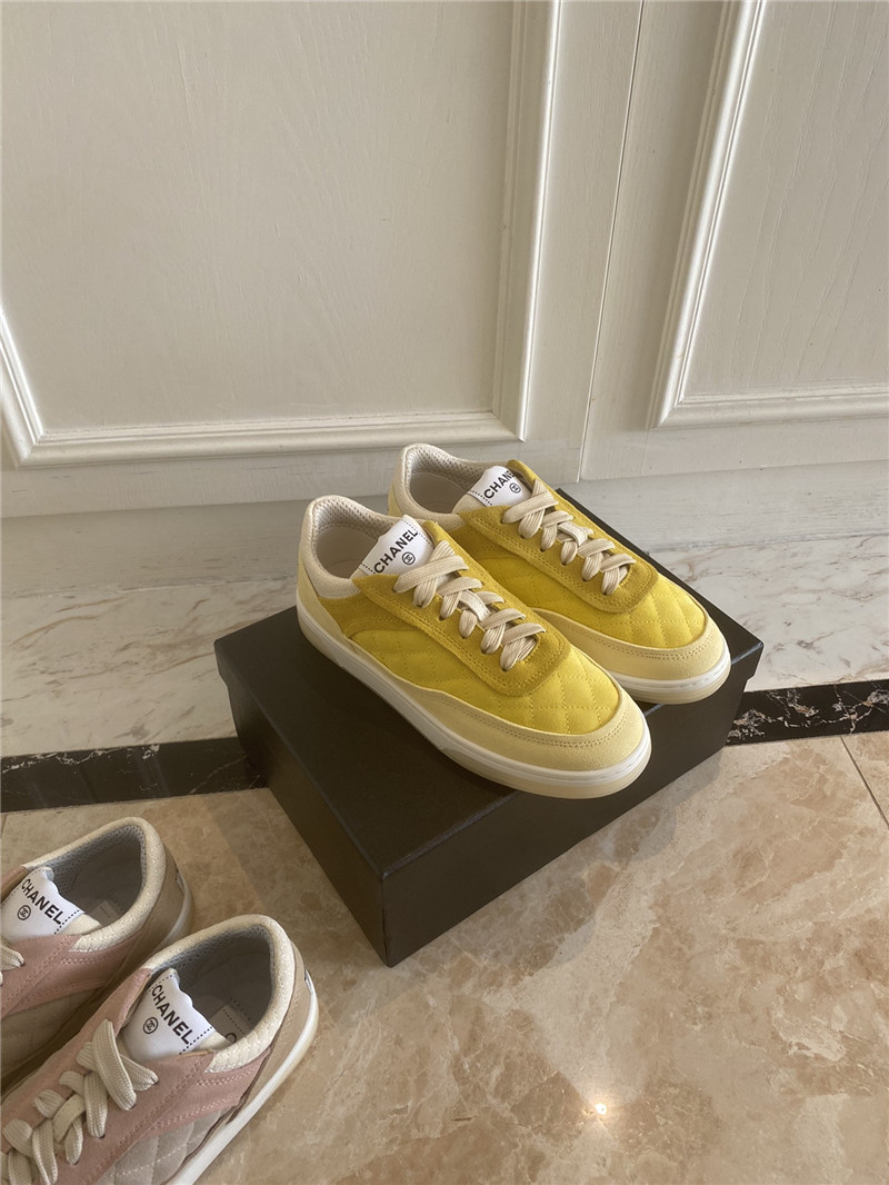 Best Replica chanel classic diamond suede sneakers - Colareps