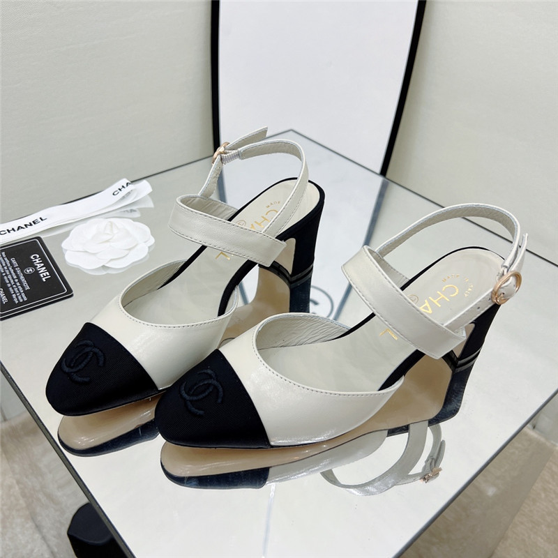 Best Replica chanel chunky heel sandals - Colareps