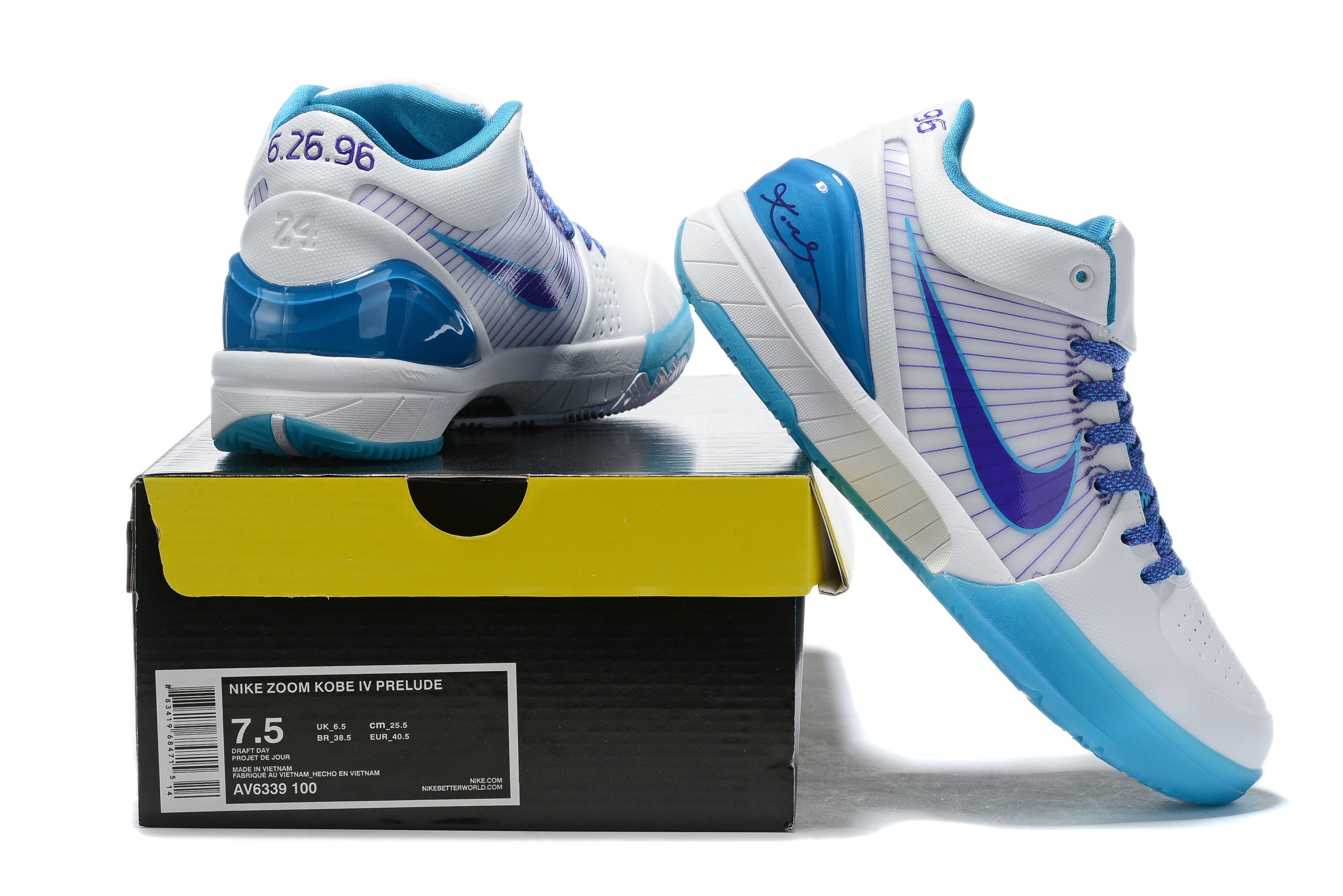Best Replica NIKE KOBE 4 PROTRO x DRAFT DAY HORNETS - Colareps