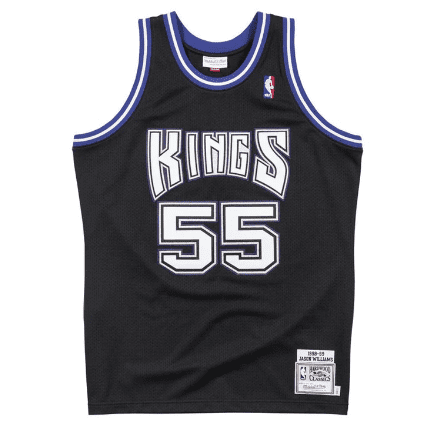 Best Replica JASON WILLIAMS SACRAMENTO KINGS THROWBACK JERSEY - Colareps