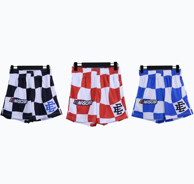 Best Replica Checkerboard color Racing style shorts 3 colors - Colareps