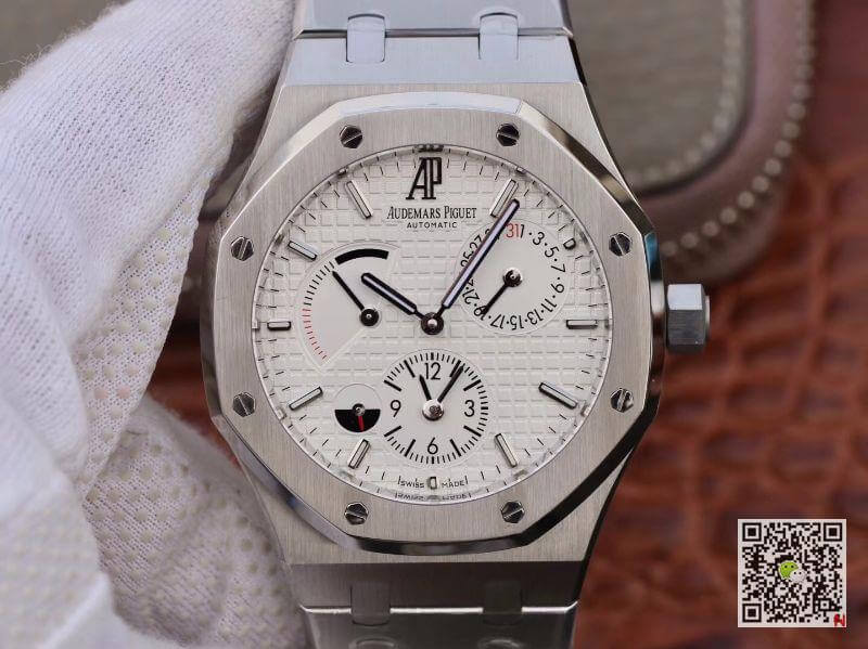 Best Replica Replica Audemars Piguet Royal Oak 26120ST.OO.1220ST.02 TWA Factory 1:1 Best Edition Swiss ETA2329 White textured dial - Colareps